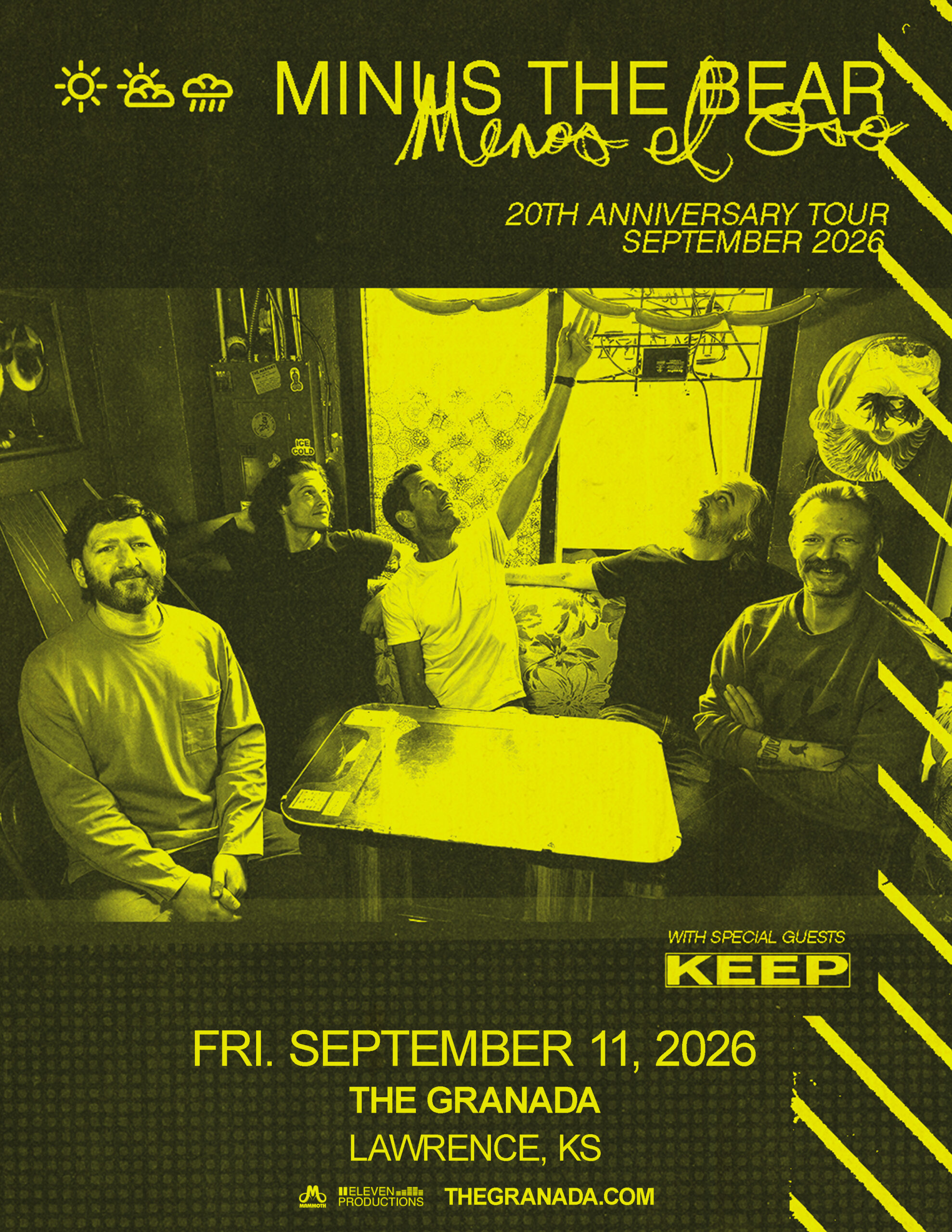 Minus The Bear – Menos El Oso 20th Anniversary Tour