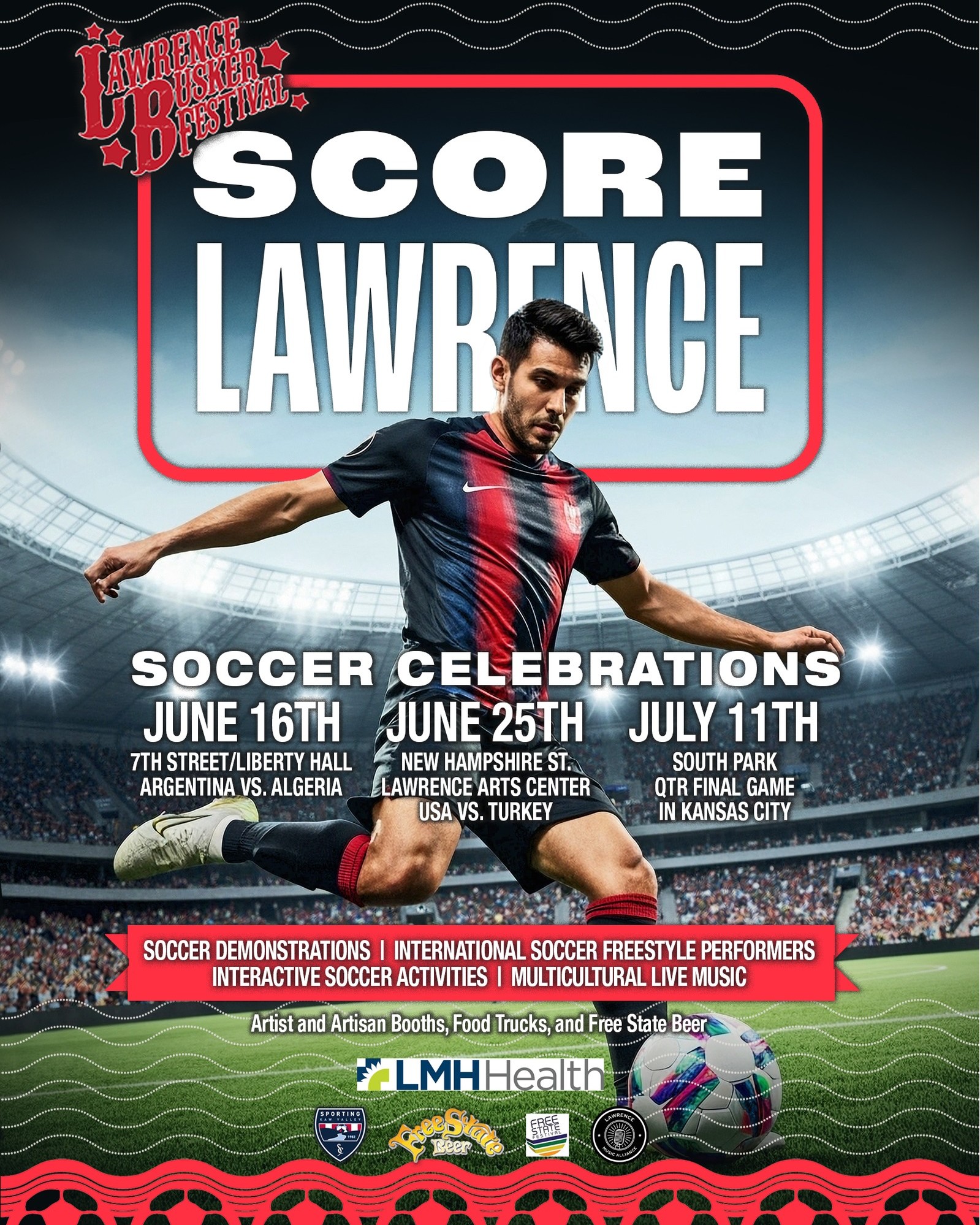 Score Lawrence: Argentina vs. Algeria